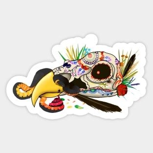 Ring neck and Sweet Vulture Sticker